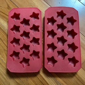 Silicone star shape mold set ice tray candy mold